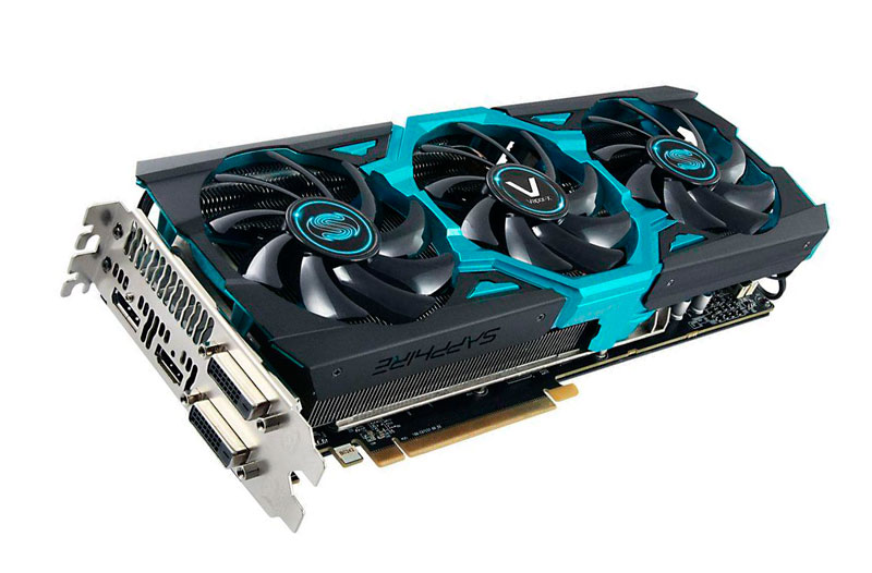 Отличная игровая карта Sapphire VAPOR-X R9 290X, 4GB 