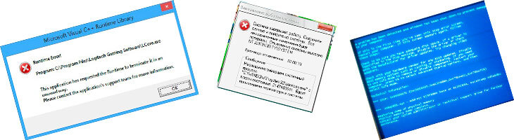 Zavisaet kompjuter Windows stala rabotat s oshibkami